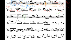 59033 - e-Μάθημα: Προμελέτη παρτιτούρας Bach για βιόλα. (Dessin)