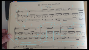 77847 - e-Μάθημα II: Ανάλυση παρτιτούρας: Ich ruf zu dir, Herr Jesu Christ (BWV 639). (Dessin)