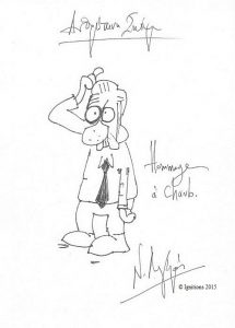 Ανθρώπινη Σκέψη - Hommage à Charb. (Dessin au feutre).