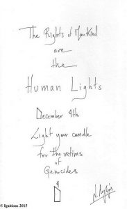 Human Lights. (Dessin au feutre)