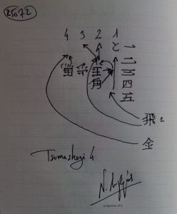 Tsumeshogi 4. (Dessin au feutre).