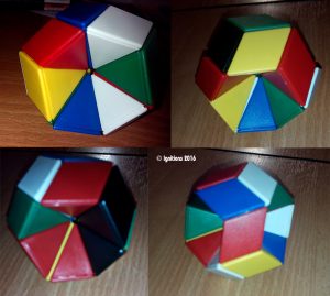 Skeletal Triacontahedron. (Construction with whacks)