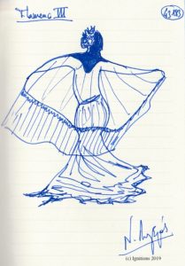 Flamenco III. (Dessin)