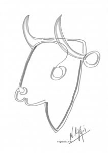 Tête de taureau de Picasso.