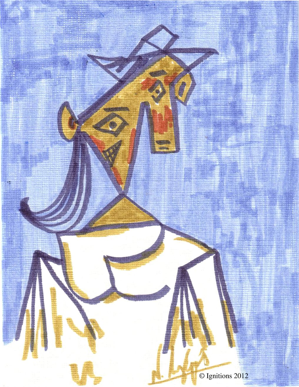 Hommage à la femme de Picasso.